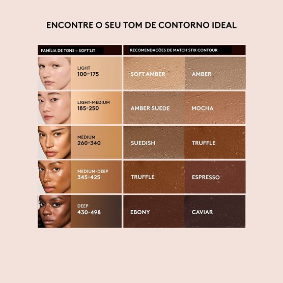 MATCH STIX Bast�o de Contorno Amber